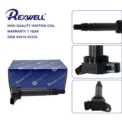 Automotive Spare Parts Auto Car Engine Ignition Coils 90919-02250 For Toyota Land Cruiser Camry Corolla High Performance Coil