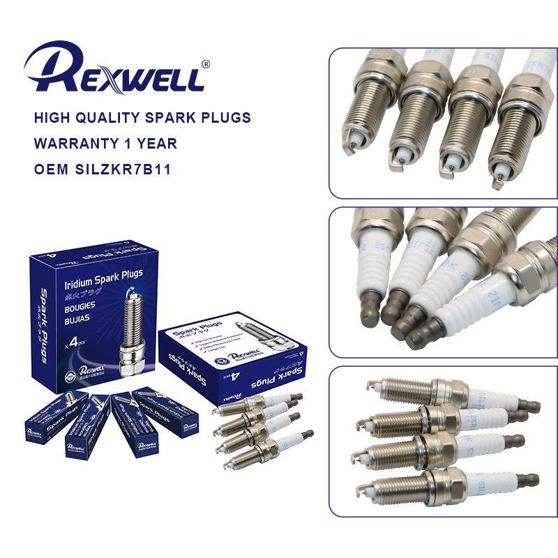 New Original Dual Iridium Platinum Nickel Spark Plugs 0242135548 SILZKR7B11 18846-11070 For Hyundai Kia Ssangyong Korean Car