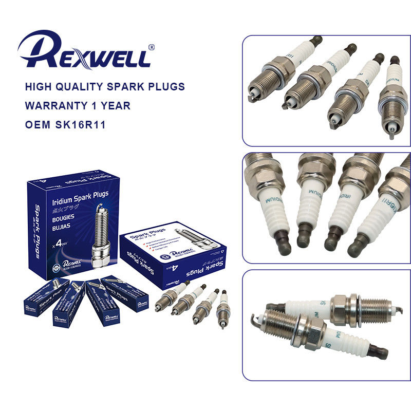 Auto Spare Parts Car Original Quality Dual Iridium Platinum Nickel Universal Spark Plugs For HYUNDAI KIA Car 27410-37100 SK16R11