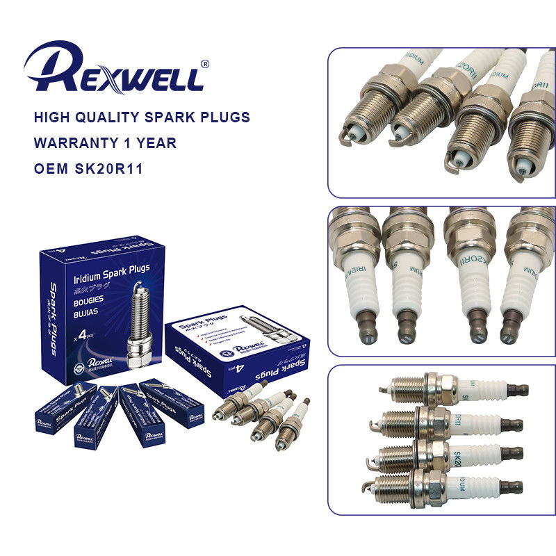Auto Spare Parts Original Dual Iridium Platinum Nickel Universal Spark Plugs For Toyota COROLLA Honda Car 90919-01210 SK20R11