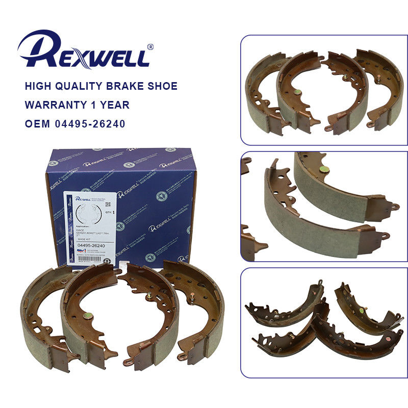 High Quality Rear Drum Brake Shoe Lining Repairing Kit 04495-26240 for Toyota HIACE TRH214 TRH224 Bus Car Japanese Parts