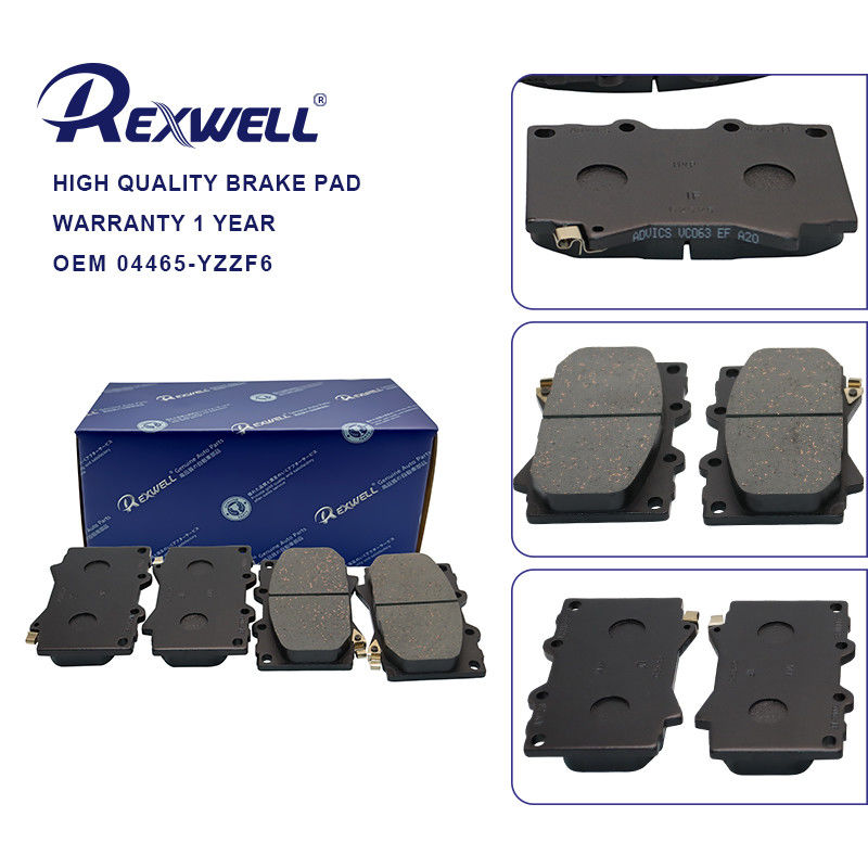 Auto Sparte Parts Car Ceramic Semi-Metal Front Disc Brake Pads 04465-YZZF6 for TOYOTA LAND CRUISER HILUX Pickup 4X4 2001-2005