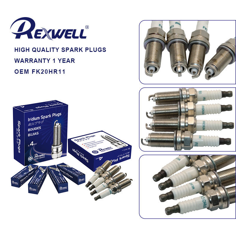 Japan Original OEM FK20HR11 0242236593 90919-01247 Car Dual Iridium Universal Spark Plugs For Toyota Lexus Honda Hyunda Subaru
