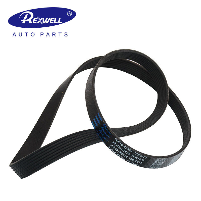 New Original Quality1KD-FTV Diesel Engine Alternator Fan V-Ribbed Belt 7PK147 90916-02524 5 for Toyota Hiace Hilux Dyna 2KD