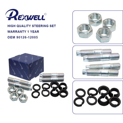 Dayanıklı Otomobil Hex Lobular 90126-12005 Toyota Land Cruiser Pickup FZJ7# 2007 için Ön Direksiyon Knuckle Bolt Stud Set Kit