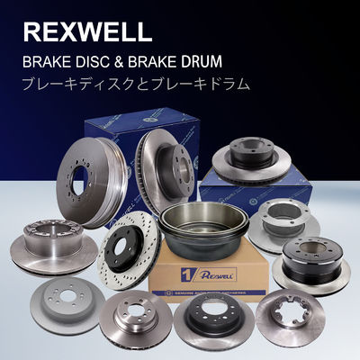 Araç kaplama Gri dökme demir havalandırma fren diski rotoru 43512-0C020 43512-60210 Toyota Land Cruiser Prado Lexus LX570 için