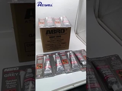 Otomobil yedek parçaları ABRO BRAND GREY 999 RTV Silikon Instant Gasket Maker için yapıştırıcı yapıştırıcı