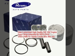 Yeni Özel Yüksek Kaliteli 1NZ 2NZ Motor Piston Halkaları Montaj Kiti 13013-21050 13103-21080 Toyota Corolla Yaris Altis Vitz için